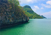 Running Bullock Beach of Chumphon