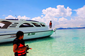 Jamesbond Island by Speed Boat