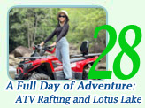 A Full Day of Adventure: ATV Rafting and Lotus Lake