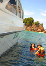 Nice on 365 Days/Year, Charter boat to Island